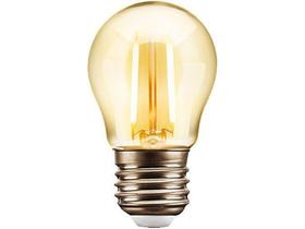 Lâmpada Filamento de LED Elgin E27 Amarela - 2W 2200K G45 Lâmpada Filamento de LED Elgin E27 Amarela - 2W 2200K G45