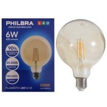 Lâmpada filamento de LED Globo 6W E27 Philbra