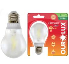 Lâmpada Filamento Led 4w E27 Fosca Branco Quente