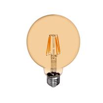 Lâmpada Filamento LED E27 Retrô Luz Amarela G125 Tramontina