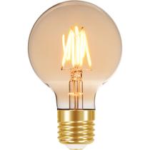 Lâmpada Filamento Led G80 4w Vintage Retro Âmbar Bivolt