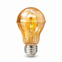 Lâmpada Filamento Led Retrô Pera A60 E27 Luz Quente 4W 110V