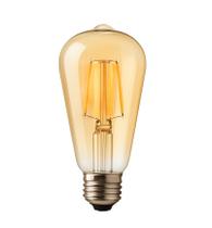 Lâmpada Filamento LED ST64 Decorativa Retrô Vintage Âmbar Bivolt