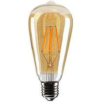 Lampada Filamento LED ST64 Pera 4W Vintage Retro Industrial Design Filamento E27 2200K - LED Force