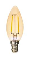 Lâmpada Filamento Led Vela E14 2W Âmbar 127V Lâmpada Filamento Led Vela E14 2W Âmbar 127V