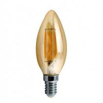 Lampada Filamento LED Vela E14 4W Vintage Retro Industrial Design Filamento 2200K - LED Force