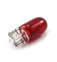Lampada Filamento Vidro T10 12v W5W W2.1X9.5D Vermelho