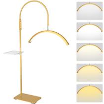 Lâmpada Fitlume Lash Light Half Moon LED regulável 58 cm dourada