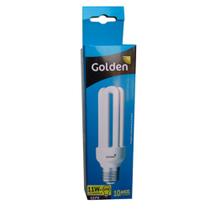 Lâmpada Fluor Compacta Amarela 11W/127V Golden