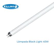 Lâmpada Fluorescente Black Light 40W 1215mmX40mm para Armadilha Luminosa