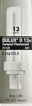 Lâmpada Fluorescente Compacta 13W Branco Frio CF13DD Lâmpada Fluorescente Compacta 13W Branco Frio CF13DD