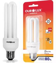 Lâmpada Fluorescente Compacta 25W 220V 6500K - Ideal para Iluminação Eficiente