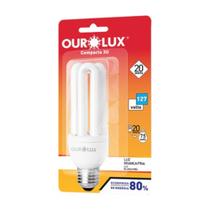 lampada fluorescente compacta 3U 15w - Ourolux