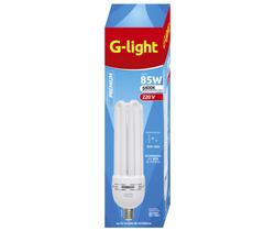 Lâmpada Fluorescente Compacta 5U E40 6400K 85W 220V - Glight