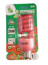 Lâmpada Fluorescente Compacta Espiral 127V 26W Luz Vermelha Lâmpada Fluorescente Compacta Espiral 127V 26W Luz Vermelha