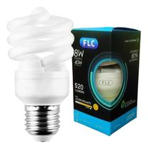 Lâmpada Fluorescente Espiral T2 8w 220v Branco Quente
