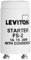 Lâmpada fluorescente Leviton Starter 12409 branca