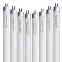 Lâmpada fluorescente T5 13W 21cm, branca quente, 800Lm, G5, pacote com 8 Lâmpada fluorescente T5 13W 21cm, branca quente, 800Lm, G5, pacote com 8