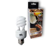 Lâmpada Fluorescente UVA UVB 10.0 13 W para Répteis Desérticos Lucky Herp Lâmpada Fluorescente UVA UVB 10.0 13 W para Répteis Desérticos Lucky Herp