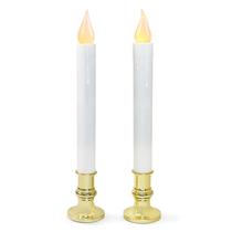 Lâmpada FURORA LIGHTING LED Caper Velas com suportes dourados Lâmpada FURORA LIGHTING LED Caper Velas com suportes dourados