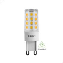 Lâmpada G9 Dimerizavel Halopin Bipino 3W 350 LM branco quente Opus LED Lâmpada G9 Dimerizavel Halopin Bipino 3W 350 LM branco quente Opus LED