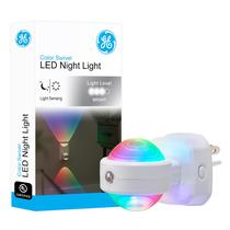 Lâmpada GE Swivel Sconce Luz noturna LED com mudança de cor regulável Lâmpada GE Swivel Sconce Luz noturna LED com mudança de cor regulável