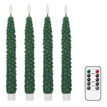 Lâmpada GenSwin Christmas Tree Flameless LED Taper 25cm Lâmpada GenSwin Christmas Tree Flameless LED Taper 25cm