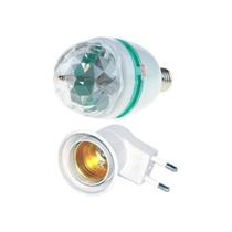 Lâmpada Giratória De LEDs Coloridos Para Festas - Bivolt Lâmpada Giratória De LEDs Coloridos Para Festas - Bivolt