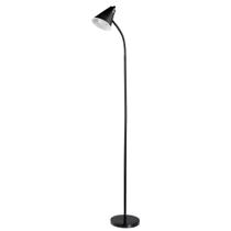 Lâmpada GLOBE 12708 Luminária de chão LED de 150 cm ajustável preta
