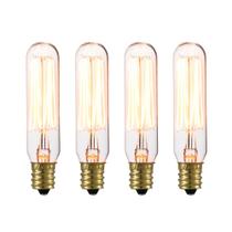 Lâmpada GLOBE Electric 80151 40W Vintage Edison, pacote com 4