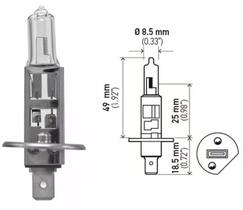 Lampada H1 12V 55W Halógena Amarela