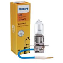 Lampada H3 Philips Standard 2800K 12V 55/60W Unitario Lampada H3 Philips Standard 2800K 12V 55/60W Unitario