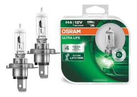 Lampada h4 12v 60/55w p43t halogena ultra life - Osram