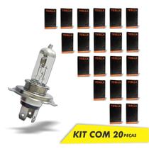 Lâmpada H4 Teslla Halógena 12V 60/55W 3200K - 20 Peças Lâmpada H4 Teslla Halógena 12V 60/55W 3200K - 20 Peças
