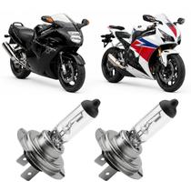 Lâmpada H7 55W 3200K PX26D Par Moto Honda CBR 600 1000 1100 Lâmpada H7 55W 3200K PX26D Par Moto Honda CBR 600 1000 1100