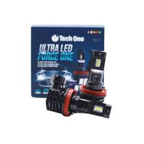 Lâmpada h7 ultra led force one 12v 6000k super branca - h7