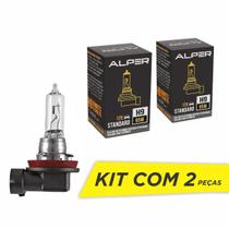 Lâmpada H9 Alper Standard 12V 65W 3200K - 2 Peças Lâmpada H9 Alper Standard 12V 65W 3200K - 2 Peças
