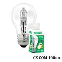 LÂMPADA HALÓGENA 220v E27 28w TASCHIBRA CAIXA C/100un