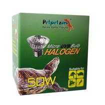 Lâmpada Halógena 50 W Mini Uva Uvb 3.0 Petpetzone para Répteis Tropicais