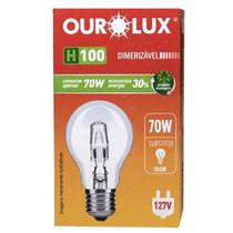 Lâmpada Halógena Bulbo 70W X 127V Dimerizável Ourolux