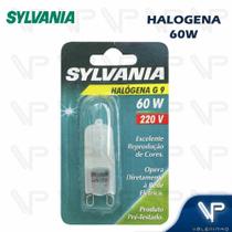 Lâmpada halógena cápsula 60w 220v 3000k(branco quente)g9 fosca - Sylvania