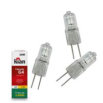 Lâmpada Halógena Clara Coifa Cápsula 12v 20w G4 Kian Caixa com 10