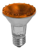 Lâmpada Halogena Colorida Par20 50w 220v Laranja Ambar