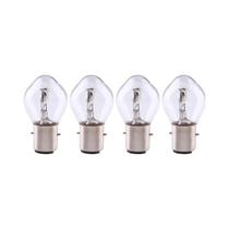 Lâmpada Halógena De Farol De Motocicleta 12V B35 35W BA20D Luz Clara Para ATV, Moped E Scooter