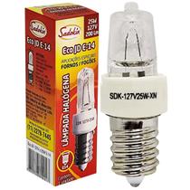 Lâmpada Halogena Eco Jd 25w 127v E14 Para Forno E Fogão