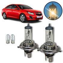 Lâmpada Halógena Farol Baixo Alto H4 Chevrolet Cruze 2011 2016