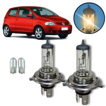 Lâmpada Halógena Farol Baixo Alto H4 VW Fox 2003-2007