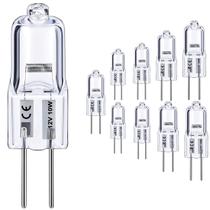 Lâmpada Halógena G4 Vinaco 12V 10W Branco Quente 10 Unidades Lâmpada Halógena G4 Vinaco 12V 10W Branco Quente 10 Unidades