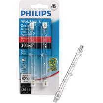 Lâmpada halógena GE 97673 300W 5950lm T2.5 120V, pacote com 2 Lâmpada halógena GE 97673 300W 5950lm T2.5 120V, pacote com 2