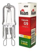 Lâmpada Halogena Halopin 40W 127V Clara G9